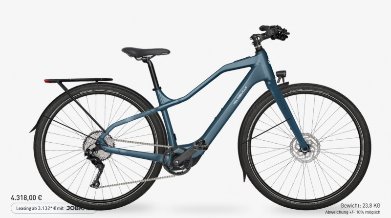 Velo de Ville - Revo-C Avinox 105-120Nm 600Wh Gewicht 23,8kg-0